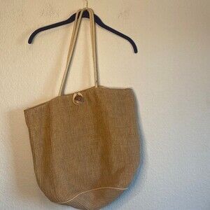 World market Bohemian BoHo lagen 17 x 14 x 11 large shoulder bag tote wood